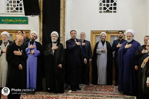 عزاداری روز شهادت امام صادق علیه&zwnj;السلام در حرم مطهر رضوی