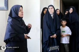 بازدید جمعی از کارکنان آستان قدس رضوی از مجتمع لبنی رضوی