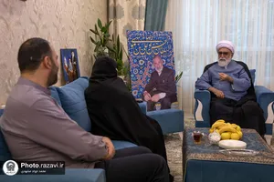 دیدار تولیت آستان قدس رضوی با خانواده سرداران شهید شوشتری و محمدزاده