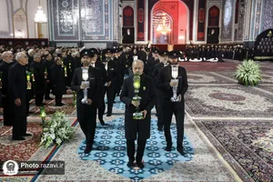 آیین خطبه&zwnj;خوانی شب شهادت امام رضا علیه&zwnj;السلام در حرم مطهر رضوی-2