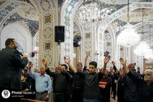 عزاداری هیأت&zwnj;های مذهبی به مناسبت شهادت امام رضا علیه&zwnj;السلام