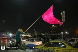 حال و هوای حرم مطهر رضوی در شب میلاد امام جواد علیه السلام