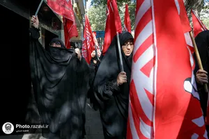 سوگواری زنان محله نوغان در سالروز شهادت امام هشتم علیه&zwnj;السلام