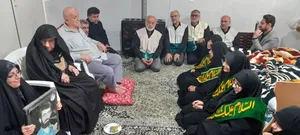 تکریم والدین یک شهید در چهارشنبه امام رضایی توسط خادمیاران بابلی