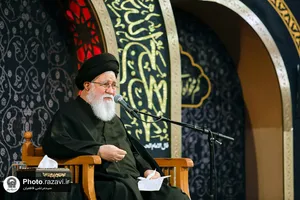 عزاداری ظهر شهادت حضرت فاطمه زهرا(سلام الله علیها) در حرم مطهر رضوی