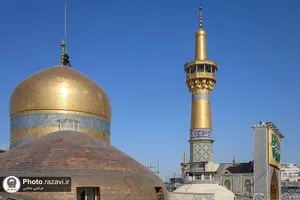 آیین تعویض پوش ضریح و پرچم گنبد منور رضوی-2