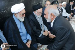 مراسم بزرگداشت شهید کامیاب در حرم مطهر رضوی