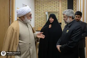 بازدید تولیت آستان قدس رضوی از بخش شمیم رضوان