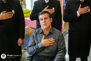 حضور خدام حرم مطهر رضوی در آسایشگاه جانبازان امام خمینی (ره)