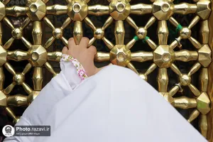 جشن عبادت دختران روستای گوارشک در حرم مطهر رضوی