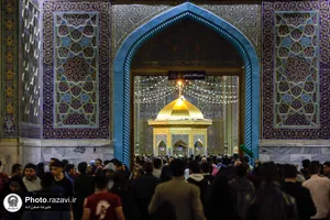 استقبال از بهار در حرم مطهر رضوی