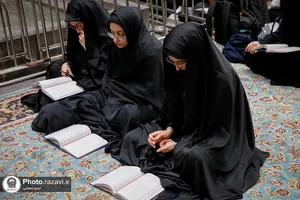 تشرف نخبگان و المپیادی کشور به حرم مطهر رضوی
