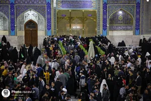 استقبال از بهار در حرم مطهر رضوی