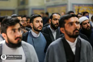 عمامه&zwnj;گذاری طلاب دانشگاه علوم اسلامی رضوی