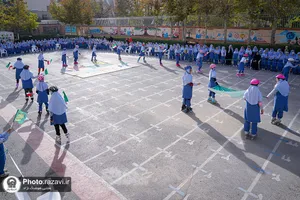 المپیاد ورزشی دانش&zwnj;آموزان دختر دبستان امام رضا علیه&zwnj;السلام