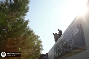 ارسال محصولات نان رضوی به مواکب اربعین حسینی