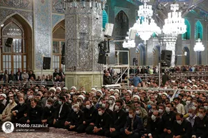 سخنرانی نوروزی رهبر معظم انقلاب در حرم مطهر رضوی