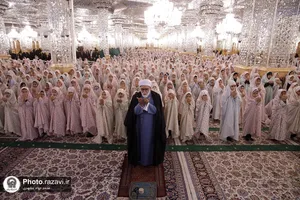 جشن تکلیف دوهزار نفری دختران مشهدی-1