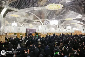 تشرف کاروان 3هزار نفری نیشابور به حرم مطهر رضوی