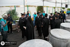 بازدید مدیر عالی حرم از مواکب خدمت رسان به زائرین در دهه کرامت