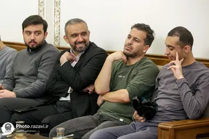 تشرف جمعی از عوامل رسانه ملی به حرم مطهر رضوی