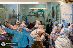 تشرف دانش&zwnj;آموزان مدرسه استثنایی امام رضا(ع) تهران به حرم مطهر رضوی