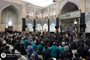 مجلس عزای دهه آخر صفر در حرم مطهر رضوی