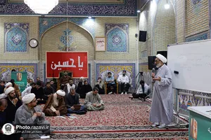 اعتکاف علمی طلاب در مدرسه تابستانی دارالعلم حرم مطهر رضوی-1