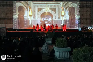 حضور تولیت آستان قدس رضوی در نمایش آیینی آسمان هشتم