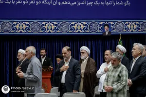 دیدار جمعی از آزادگان هشت سال دفاع مقدس با تولیت آستان قدس رضوی 