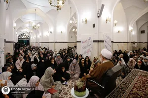 حضور تولیت آستان قدس رضوی در جمع معتکفین رمضانیه