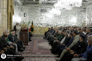 دیدار ستایشگران، شاعران آیینی و مسئولان هیئات مذهبی مشهد با تولیت آستان قدس رضوی