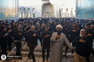 هیئت عزاداران بوشهری در حسینیه حرم