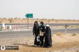 زائران پیاده حضرت رضا علیه&zwnj;السلام - مسیر سرخس