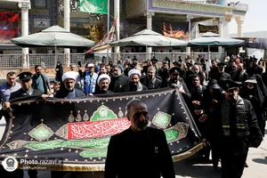 تشرف کاروان سفیران امام رئوف به حرم امامزاده سید محمد