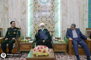 دیدار فرماندهان انتظامی استان خراسان رضوی با تولیت آستان قدس رضوی