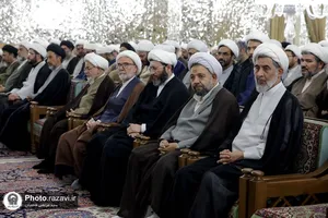 مراسم گرامیداشت یاد شهید مطهری و نکوداشت اساتید حوزه علمیه خراسان