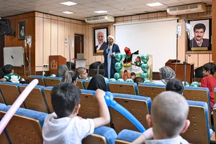 جشن عید غدیر در بیمارستان کودکان دکتر شیخ
