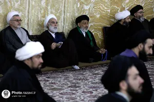 دیدار اعضاء مجمع خطبای حوزه علمیه خراسان با تولیت آستان قدس رضوی