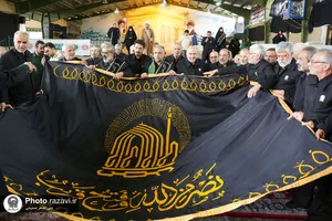 راه&zwnj;اندازی موکب کفشداران حرم مطهر رضوی در ملک آباد