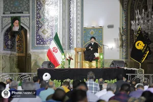 مراسم شب زیارتی امام رضا(علیه&zwnj;السلام) در حرم مطهر رضوی