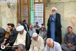 تشرف تولیت آستان قدس رضوی به حرم مطهر امیرالمومنین علیه&zwnj;السلام