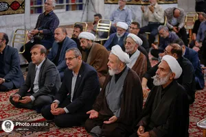 تشرف اعضای هیأت علمی دانشگاه&zwnj;های مشهد به حرم مطهر رضوی