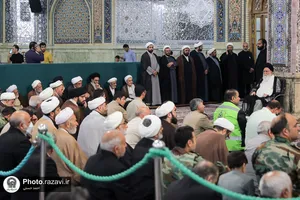 مراسم گرامیداشت سی و چهارمین سالگرد ارتحال امام خمینی در حرم مطهر رضوی