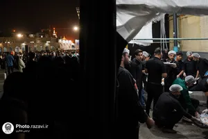 موکب پذیرایی از زائرین حسینی بارگاه منور رضوی