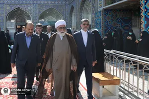 آیین آغاز سال تحصیلی مدارس در حرم مطهر رضوی