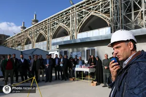 بازدید اعضای روابط عمومی&zwnj;های آستان قدس رضوی از پروژه&zwnj;های عمرانی حرم مطهر