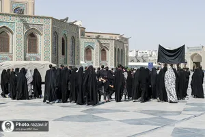 عزاداری عاشورای حسینی در حرم مطهر رضوی