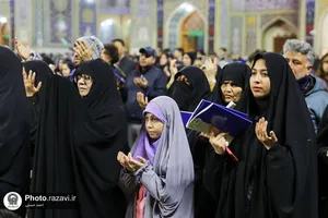 مراسم احیا شب بیست و یکم ماه مبارک رمضان در حرم مطهر رضوی - 3