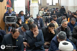 حضور تولیت آستان قدس رضوی در جمع عزاداران فاطمی بخش رضویه مشهد